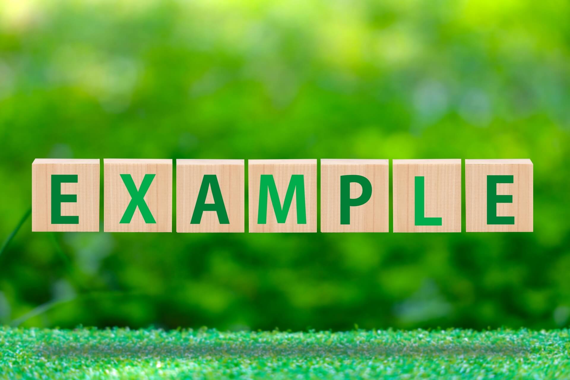 Example(実例)のイメージ画像