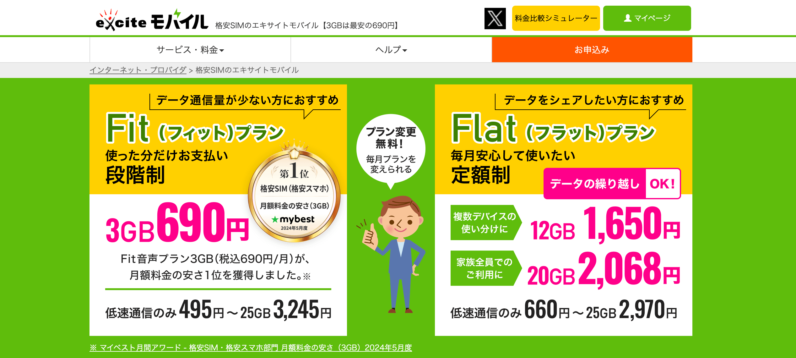 エキサイトモバイル